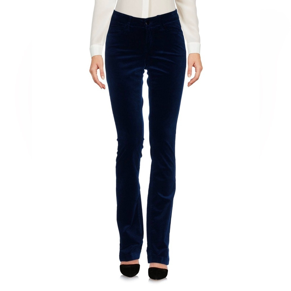 BNWT Cambio Midnight Blue Velour Pants Size 8